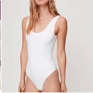 ARTIZIA Wilfred Free - White thong bodysuit (Size M)